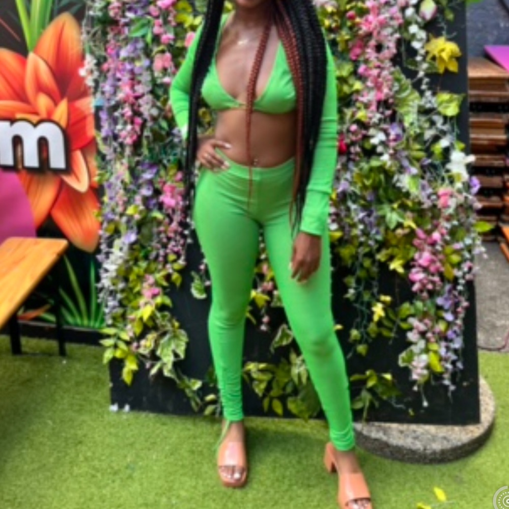 Ribbed 2 piece Set (Green)